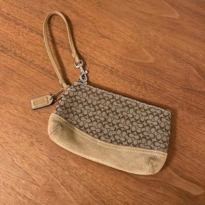 Vintage Coach wristlet